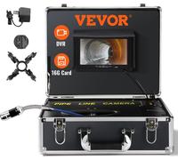 VEVOR Caméra tube professionnelle 7" 30m Caméra d'inspection de canalisation Endoscope 1000TVL