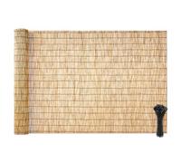 VEVOR Canisse en Roseau Naturel 5x1,2 m Lot de 1 Rouleau Brise-Vue Roseau | pour Intimité au Balcon, Terrasse d'Extérieur, Séparation de Jardin, Clôture Décorative, avec Attaches Autobloquantes Noires