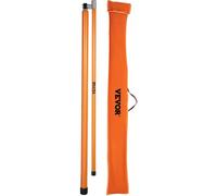 VEVOR Canne Télescopique Mesure Hauteur, Bâton de Mesure de la Hauteur de Charge Plage 140-457 cm, en Fibre de Verre avec Poteau Réglable, Non Conducteur avec Sac de Transport, pour Transport Camion