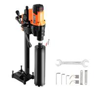 VEVOR Carotteuse à diamant 20-250 mm 3200 W avec support perçage humide et sec pour béton, brique