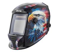 VEVOR Casque de soudage automatique, 100 x 80 mm True Color, 1/1/1/1 Masque de soudage solaire, 4 détecteurs d'arc, écran de soudage DIN 4/5-9/9-13 pour TIG MIG ARC Soudage Meulage Découpage - Série M