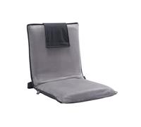 VEVOR Chaise de sol pliante, fauteuil de sol à 6 positions réglables, chaise de méditation portable avec dossier pour lire, regarder la télévision et jouer, pour enfants, adolescents et adultes, gris