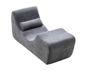 VEVOR Chaise longue ergonomique pour yoga, chaise de yoga moderne en mousse incurvée sans os pour massage, étirements, relaxation, exercice, idéale pour intérieur, salon, chambre ou balcon, gris