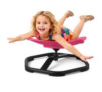 VEVOR Chaise Pivotante pour Enfants Capacité 100 kg, Chaise Tournante Sensorielle, Siège Rotatif à Motif Éléphant avec Base Antidérapante, Favorisant la Coordination, l'Équilibre et la Concentration