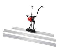 VEVOR Chape électrique pour béton à gaz, 3370 mm 2445 mm 1830 mm, kit flotteurs barres à bord droit aluminium, 6500 tr/min, finition ciment 4 temps avec poignées réglables en hauteur, outil pour béton
