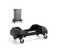 VEVOR Chariot à Poubelle 60/87 L Socle à Roulettes à Poubelles Minces, Capacité de Charge 90,1 kg, en Plastique Robuste, avec Roues Pivotantes, Roulement Doux et Silencieux, pour Transport des Déchets