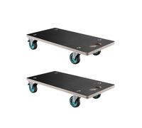 VEVOR Chariot de Déménagement 2 PCS Déplace Meubles Multifonctionnel Charge 250 kg Chacun 574x290x117 mm avec 4 Roues Silencieuses TPR Déménageur pour Meubles, Canapé, Machine à Laver, Réfrigérateur