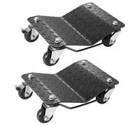 VEVOR Chariot de Manutention de Voiture 2PCs Charge 1,4 T au Total Chariot Déplace Voiture Plate-forme 38,5x30 cm Roue Verrouillable Aide à la Manœuvre Positionnement pour Véhicule Meuble Équipement