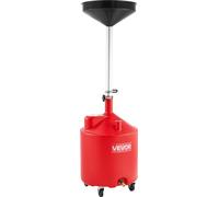 VEVOR Chariot de récupération d'huile 68 L, Chariot de récupération d'huile avec hauteur d'entonnoir réglable, Réservoir de récupération d'huile avec roues, Récupérateur d'huile à transfert de liquide