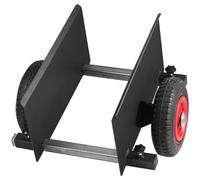 VEVOR Chariot Porte-plaques de Plâtre 272 kg Chariot Panneaux pour Cloisons Sèches Réglable avec Roues Pneumatiques Verrouillables Manutention Déménagement pour Planche de Construction, Garage, Maison