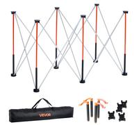 VEVOR Châssis Pliable Établi 126,6x66,5 cm, Support Table de Travail Charge 1135 kg, sans Assemblage, Pied d’Établi Portable avec Sac de Rangement, Plateau de Table Non Inclus, pour Garage Atelier