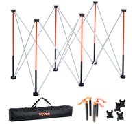 VEVOR Châssis Pliable Établi 126,7x66,5x86,7 cm, Support Table de Travail Charge 1135 kg, sans Assemblage, Pied d’Établi Portable avec Sac de Rangement, Plateau de Table NON Inclus, Garage Atelier
