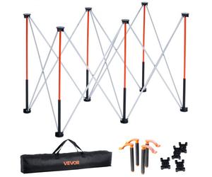 VEVOR Châssis Pliable Établi 126,7x66,5x86,7 cm, Support Table de Travail Charge 1135 kg, sans Assemblage, Pied d’Établi Portable avec Sac de Rangement, Plateau de Table NON Inclus, Garage Atelier
