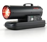 VEVOR : Chauffage diesel de 20 kW avec ventilateur, réservoir de 19 litres, appareil de chauffage au pétrole, soufflant de chauffage pour atelier, garage, entrepôt et chantier, avec thermostat, filtra