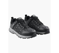 VEVOR Chaussures à embout acier pour hommes, taille 11,5 US large, chaussures de sécurité hommes, chaussures de travail de construction industrielles, baskets de sécurité légères et respirantes, noir