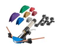 VEVOR Cintreuse Arbalète Hydraulique 6-22 mm Cintreuse Tube à Cliquet Tube Cuivre Aluminium Outil de Cintrage pour Réparation Climatisation Réfrigération, avec 7 Matrices Alliage Aluminium de Couleur