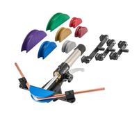 VEVOR Cintreuse Arbalète Hydraulique 6-22 mm Cintreuse Tube à Cliquet Tube Cuivre Aluminium Outil de Cintrage pour Réparation Climatisation Réfrigération, avec 7 Matrices Alliage Aluminium de Couleur