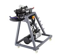 VEVOR Cintreuse de Tubes Électrique, 750 W, Cintreuse Mobile avec Roulettes, Vérin Hydraulique 6 L, 3 Matrices et Angle de Cintrage Maximal 180°, Moteur Puissant, Convient aux Tubes 19,05 à 50,8 mm