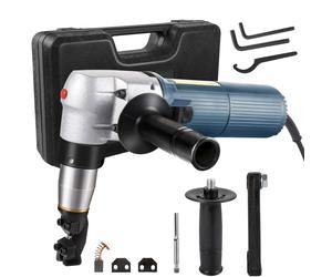 VEVOR Cisaille à tôle pneumatique 4mm Grignoteuse de tôle 625W 1000tr/min Grignoteuse Cisaille dans le domaine des tôles, matériaux ondulés, tubes, profilés complexes, acier inoxydable, cuivre, alumin