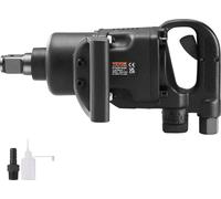 VEVOR hoc Pneumatique Entrainement Carré 1,27 cm hocs Air Comprime 3701 Nm 6000 tr/min Aluminium avec Connecteur Rapide d'Air Pot d'Huile pour Réparations Automobiles Lourdes Mécaniciens