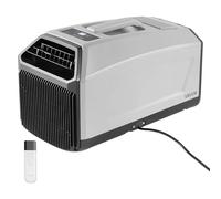 VEVOR Climatiseur Portable pour Camping 3340 BTU, Climatiseur Mobile pour Tente Camping-car avec Tuyau, Télécommande et Panneau Tactile, Température Réglable 16-32 ℃, Débit d'Air 150 m³/h, Gris Foncé