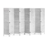 VEVOR Cloison de séparation en bois – Paravent intérieur pliable 8 panneaux 170 cm