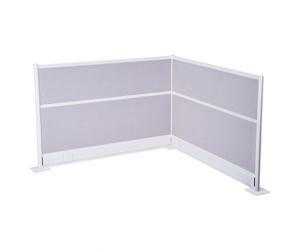VEVOR Cloisons de Bureau, 183 x 122 cm, Cloison de Séparation de Poste de Travail PET, Lot de 2, avec Cache-prises, Panneau de Confidentialité Autoportants de Pièce pour Bureau, Bibliothèque, École