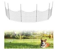 VEVOR Clôture de Jardin en Métal, 93x75 cm, Clôture de Jardin Lot de 5, Barrière Robuste pour Animaux, Espacement de Pointes 6,38 cm Clôture Métallique Décorative pour Chien Cour Terrasse Extérieur