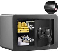 VEVOR Coffre-fort 0,5 pied cube Home Safe acier pour argent liquide Or 13,8 x 9,8 x 9,8 pouces