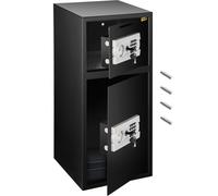VEVOR Coffre Fort Numérique Coffre Fort Électronique en Fer Fort A Double Porte 74 L Coffre-fort à Bijoux Verrouillage Magnétique