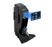 VEVOR Coffre-Fort pour 1 Pistolet et 1 Chargeur, Coffre pour Armes de Poing Verrouillable et Coulissant, 3 Façons d’Accès Empreinte Digitale, Mot de Passe et vec Écran et LED, pour Table Voiture