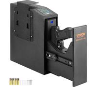 VEVOR Coffre-fort pour armes Coffre-fort pour pistolets Montage mural, 1 pistolet Coffre-fort pour pistolets Empreinte digitale, clé ou mot de passe Coffre-fort pour armes Acier laminé à froid, 320 x