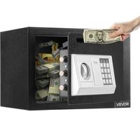 VEVOR Coffres-forts à cases 0,6 pied cube Fallsafe avec fente d'introduction pratique à l'avant, Drop Coffre-fort d'armoire avec clavier & bouton rotatif & 2 clés pour argent liquide Reçus bancaires F