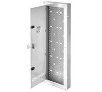 VEVOR Coffret Communication 107 cm Coffret Multimédia avec Porte Charnières pour Gestion des Câbles, Tableau Encastrable en Acier Laminé à Froid, Boîtier Réseau Mural à Montage Encastré ou en Saillie