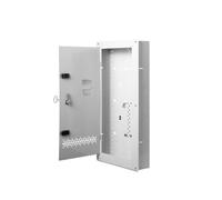 VEVOR Coffret Communication 71,5 cm Coffret Multimédia avec Porte Charnière | Pour Gestion des Câbles, Tableau Encastrable en Acier Laminé à Froid, Boîtier Réseau Mural à Montage Encastré ou en Saillie