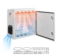 VEVOR Coffret Électrique Étanche Extérieur IP65, Boitier Électrique Mural Acier Laminé à Froid, 60x30x60 cm, avec Thermostat, Ventilateur, Capot de Protection, Porte à Clés, Montage sur Mur ou Poteau