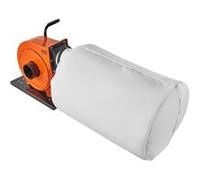 VEVOR Collecteur de poussière, débit d'air 1HP 460 CFM, sac de collecte de poussière 80 L, filtration de sac 2,5 μm, conteneur de poussière de bois mobile d'atelier industriel avec poignée et roues