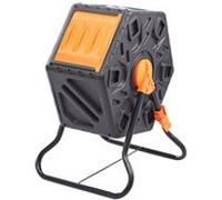 VEVOR Composteur de Jardin Rotatif 70 L Bac à Compost Rotatif 360° en PP et Acier sans BPA Charge 20 kg Chambre Unique pour Compostage des Déchets Organiques Cuisine Jardinier Terrasse Patio Extérieur