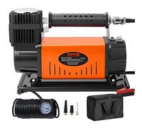 VEVOR Compresseur à Air 12 V 10 bar Gonfleur Pneu Voiture Portable 184 L/min Protection Thermique Pompe à Air Câble Alimentation 1,8 m Tuyau Air 6,1 m pour Gonflage Camion 4x4 SUV Camping-car Bateaux