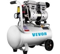 VEVOR Compresseur silencieux 25 L, Compresseur silencieux sans huile 750 W, Compresseur d'air sans huile 60 dB, Compresseur d'air comprimé 220 V, Chaudière à air comprimé silencieuse 165 L / min de vo