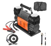 VEVOR Compresseur d'air haute performance 10,6 CFM, gonflage rapide en 30 s | Gonfleur de pneus portable à deux cylindres, pompe à air tout-terrain 12 V 150 PSI avec adaptateurs Camping-cars