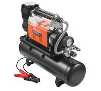 VEVOR Compresseur 12 V – Gonfleur pneus 180 L/min, 6 L, 10,3 bar, manomètre numérique