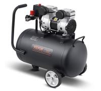 VEVOR Compresseur d'Air sans Huile, Réservoir Acier 30 L, 650 W, 2,0 CFM 90 PSI, Pression Max 120 PSI, Compresseur Silencieux Portable pour Réparation Automobile, Gonflage Pneus, Peinture au Pistolet