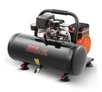 VEVOR Compresseur d'air JR880-2GAL sans huile réservoir acier 8 L 860 W 8 bar 120 PSI silencieux