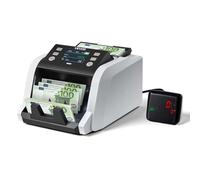 VEVOR Compteuse de Billets, 1200 pcs/min, Machine à Compter les Billets, Comptage de Valeur, Détection de Contrefaçons par UV/MG/IR/DD/DBL/HLF/CHN, Écran TFT, Multi-Devises pour Dollars et Euros