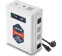 VEVOR Convertisseur de tension Abaisseur, 2000 VA, convertisseur haute performance, 220 V à 110 V transformateur de puissance, avec 2 prises US, sortie USB, écran LCD, protection thermique, pour appar