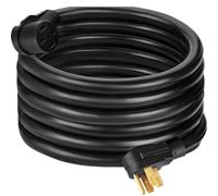 VEVOR Cordon d'alimentation pour camping-car, 15,2 m, 40 A, rallonge pour camping-car, AWG8, 40 A, rallonge pour camion, remorque, camping-car, camping-car, poignées de poignée, câble d'alimentation p