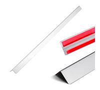 VEVOR Cornière Protection d'Angle Murale en Acier Inoxydable 38 x 38 x 1217 mm Lot de 10 Angle 90° avec Ruban Adhésif, Protection Contre les Chocs pour Mur de Salon, Cuisine, Bureau, Espaces Publics