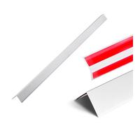 VEVOR Cornière Protection d'Angle Murale en Alliage Aluminium 50 x 50 x 1217 mm Lot de 12 Angle 90° avec Ruban Adhésif, Protection Contre les Chocs pour Mur de Salon, Cuisine, Bureau, Espaces Publics