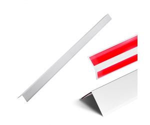 VEVOR Cornière Protection d'Angle Murale en Alliage Aluminium 50 x 50 x 1217 mm Lot de 12 Angle 90° avec Ruban Adhésif, Protection Contre les Chocs pour Mur de Salon, Cuisine, Bureau, Espaces Publics